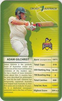 2006 Top Trumps Cricket Australia #NNO Adam Gilchrist Front
