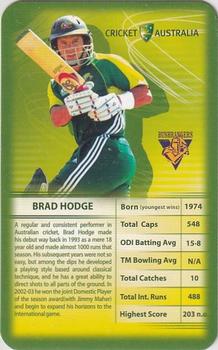 2006 Top Trumps Cricket Australia #NNO Brad Hodge Front