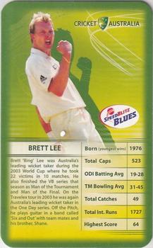 2006 Top Trumps Cricket Australia #NNO Brett Lee Front