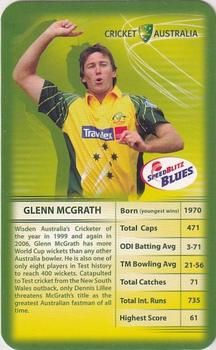 2006 Top Trumps Cricket Australia #NNO Glenn McGrath Front
