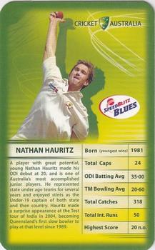 2006 Top Trumps Cricket Australia #NNO Nathan Hauritz Front