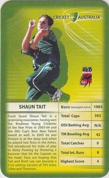 2006 Top Trumps Cricket Australia #NNO Shaun Tait Front