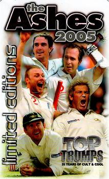 2005 Top Trumps Limited Editions The Ashes #NNO Title Card Front