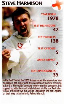 2005 Top Trumps Limited Editions The Ashes #10 Steve Harmison Front