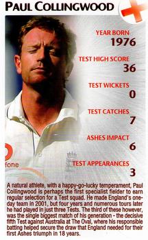 2005 Top Trumps Limited Editions The Ashes #12 Paul Collingwood Front