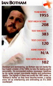 2005 Top Trumps Limited Editions The Ashes #16 Ian Botham Front