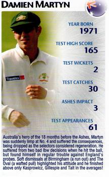 2005 Top Trumps Limited Editions The Ashes #20 Damien Martyn Front