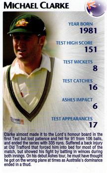 2005 Top Trumps Limited Editions The Ashes #21 Michael Clarke Front