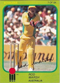 1981 Scanlens Cricket #7 Rod Marsh Front
