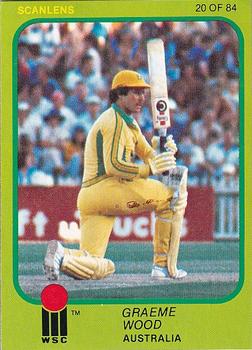 1981 Scanlens Cricket #20 Graeme Wood Front