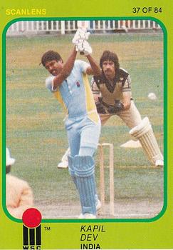 1981 Scanlens Cricket #37 Kapil Dev Front