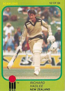 1981 Scanlens Cricket #52 Richard Hadlee Front