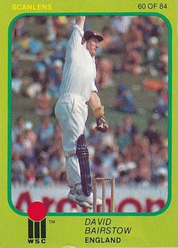1981 Scanlens Cricket #60 David Bairstow Front