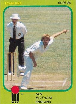 1981 Scanlens Cricket #66 Ian Botham Front