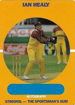 1989-90 Scanlens Stimorol Cricket #9 Ian Healy Front