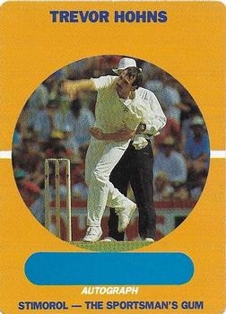1989-90 Scanlens Stimorol Cricket #10 Trevor Hohns Front