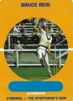 1989-90 Scanlens Stimorol Cricket #26 Bruce Reid Front