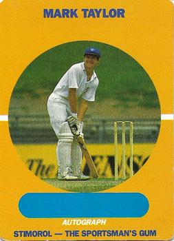 1989-90 Scanlens Stimorol Cricket #28 Mark Taylor Front