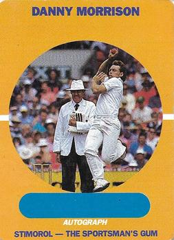 1989-90 Scanlens Stimorol Cricket #49 Danny Morrison Front