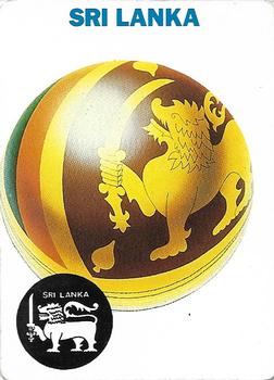 1989-90 Scanlens Stimorol Cricket #71 Sri Lanka crest Front