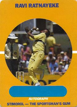 1989-90 Scanlens Stimorol Cricket #76 Ravi Ratnayeke Front