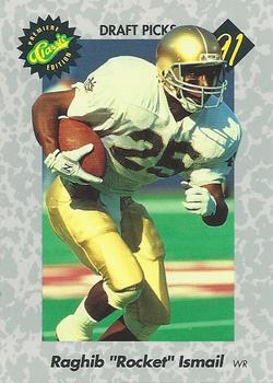 1991 Classic #1 Raghib Ismail Front