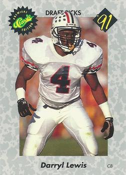 1991 Classic #35 Darryll Lewis Front
