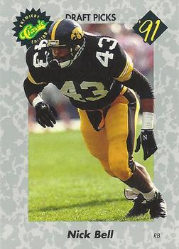 1991 Classic #40 Nick Bell Front