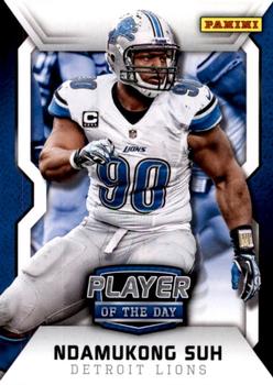 2014 Panini Player of the Day #8 Ndamukong Suh Front