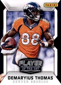 2014 Panini Player of the Day #9 Demaryius Thomas Front