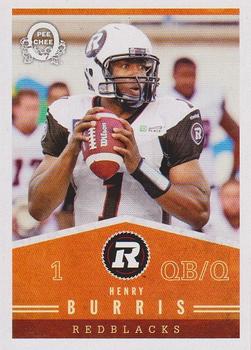 2014 Upper Deck CFL - O-Pee-Chee #31 Henry Burris Front