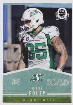 2014 Upper Deck CFL - O-Pee-Chee #38 Ricky Foley Front