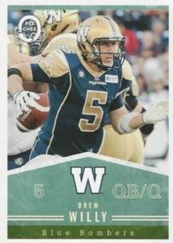 2014 Upper Deck CFL - O-Pee-Chee #50 Drew Willy Front