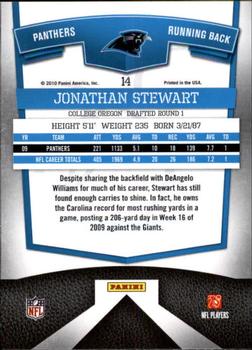 2010 Donruss Elite #14 Jonathan Stewart Back