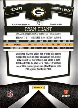 2010 Donruss Elite #37 Ryan Grant Back