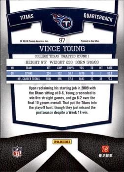 2010 Donruss Elite #97 Vince Young Back