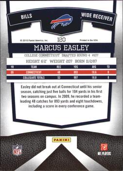 2010 Donruss Elite #120 Marcus Easley Back