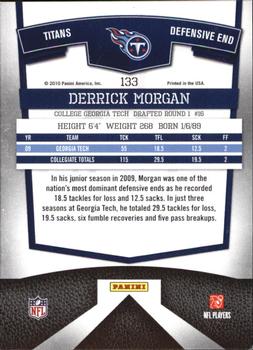 2010 Donruss Elite #133 Derrick Morgan Back
