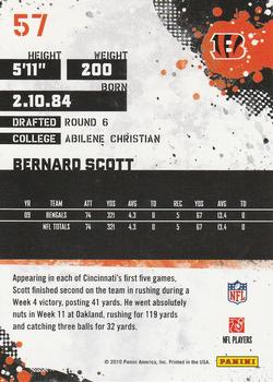 2010 Score #57 Bernard Scott Back