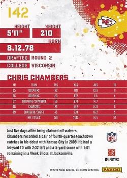 2010 Score #142 Chris Chambers Back