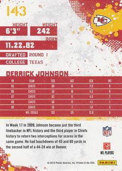 2010 Score #143 Derrick Johnson Back