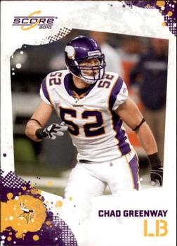 2010 Score #163 Chad Greenway Front