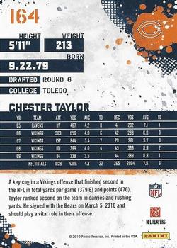 2010 Score #164 Chester Taylor Back