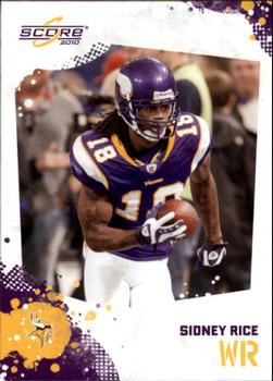 2010 Score #167 Sidney Rice Front