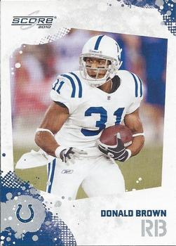2010 Score #125 Donald Brown Front