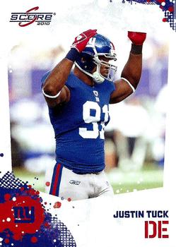 2010 Score #194 Justin Tuck Front