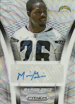 2014 Panini Prizm - Autographed Rookies Prizms Light Blue Wave #AR-MG Marion Grice Front