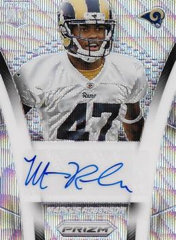 2014 Panini Prizm - Autographed Rookies Prizms Light Blue Wave #AR-MR Marcus Roberson Front