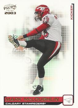 2003 Pacific  CFL #23 Mark McLoughlin Front
