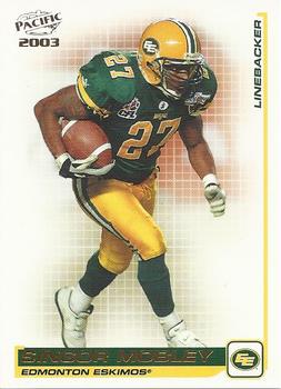 2003 Pacific  CFL #30 Singor Mobley Front